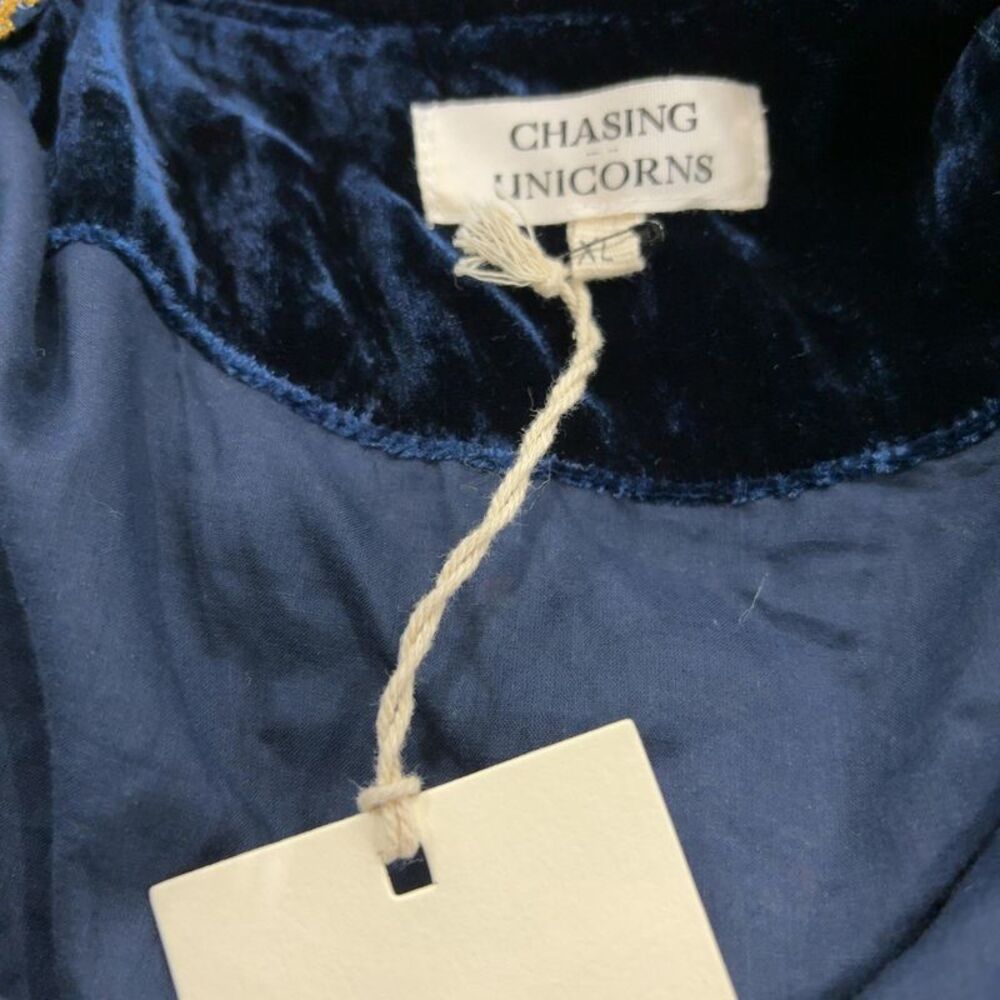Chasing Unicorns Dark Horse Silk Velvet Jacket - Picture 3 of 3